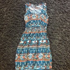 Tribal print dress